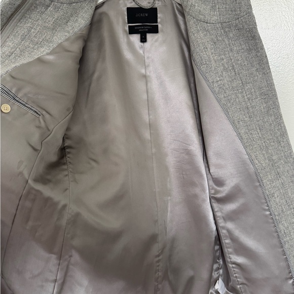 J. Crew Light Gray Pea Coat - Picture 10 of 10